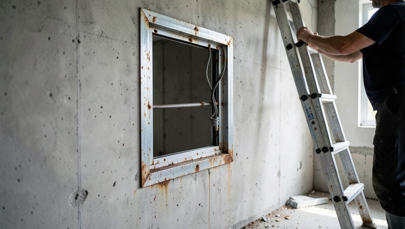 glify okienne z blachy