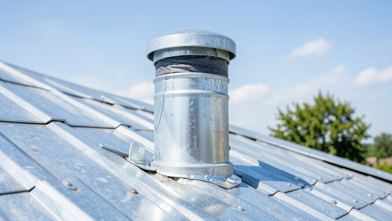 kominek wentylacyjny do blachy trapezowej t 18