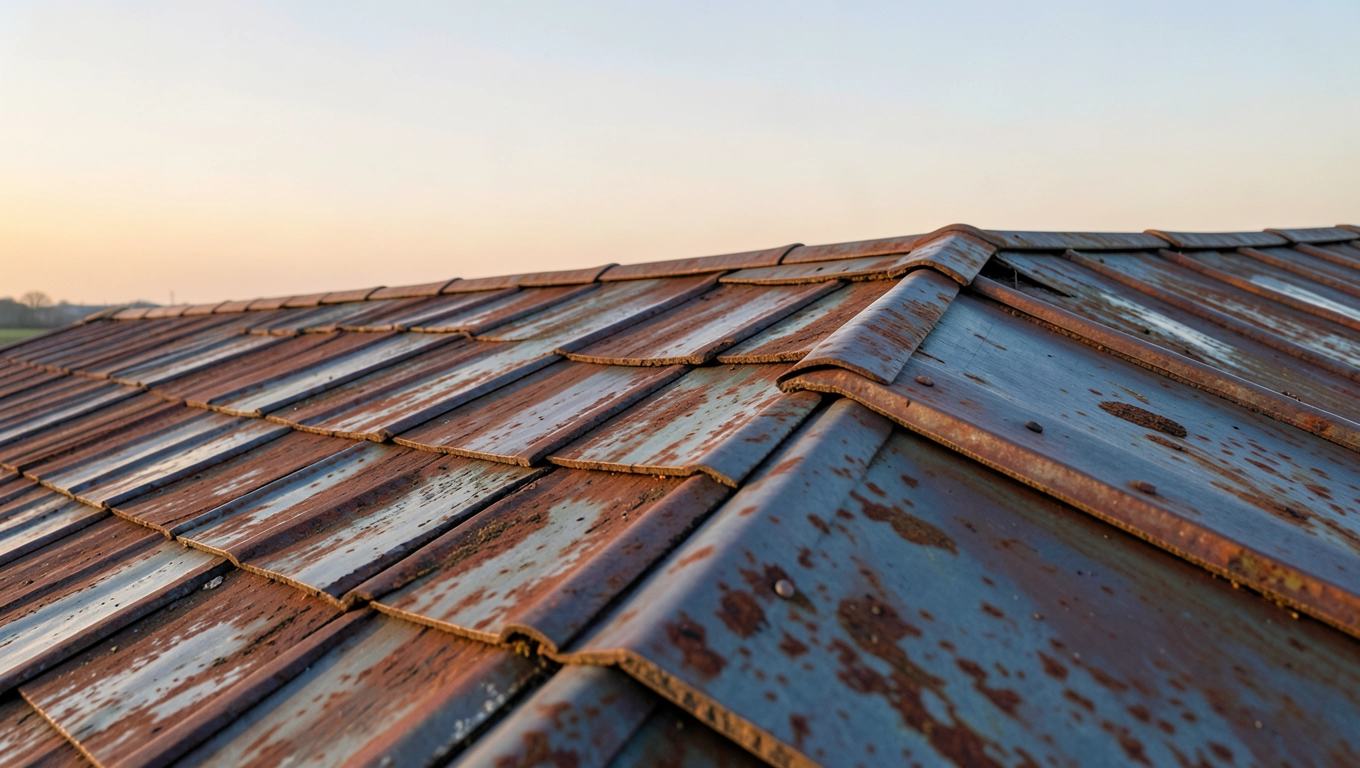 montaż blachy trapezowej na dachu pokrytym papą