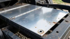 blacha na podłogę do rozrzutnika