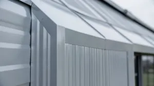 blacha na rąbek elewacja detal