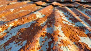 czym pomalować zardzewiałą blachę na dachu
