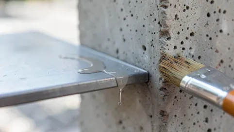 czym przykleić blachę do betonu