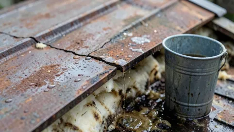 czym uszczelnić przeciekający dach z blachy