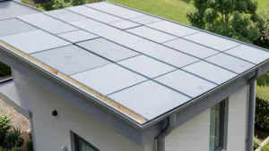 dach płaski blacha trapezowa