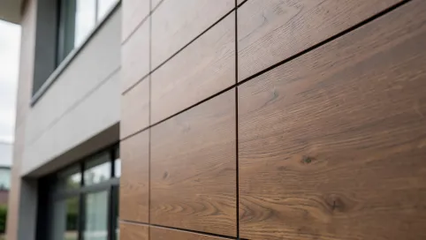 deski z blachy drewnopodobnej