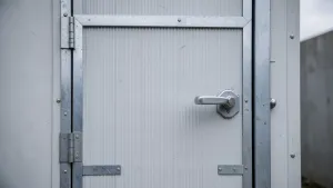 drzwi z blachy trapezowej