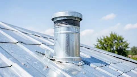 kominek wentylacyjny do blachy trapezowej t 18